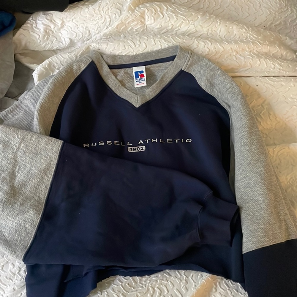 Vintage russell athletics cropped sweatshirt